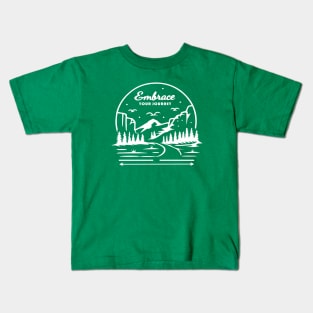 embrace your journey Kids T-Shirt